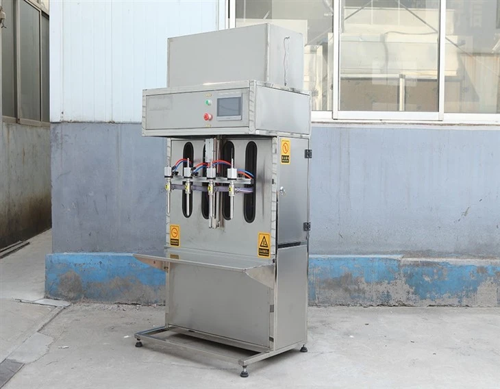 Automatic 4 Heads Liquid Filling Machine